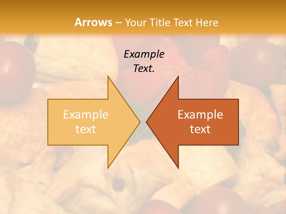 A Bunch Of Food That Is On A Table PowerPoint Template