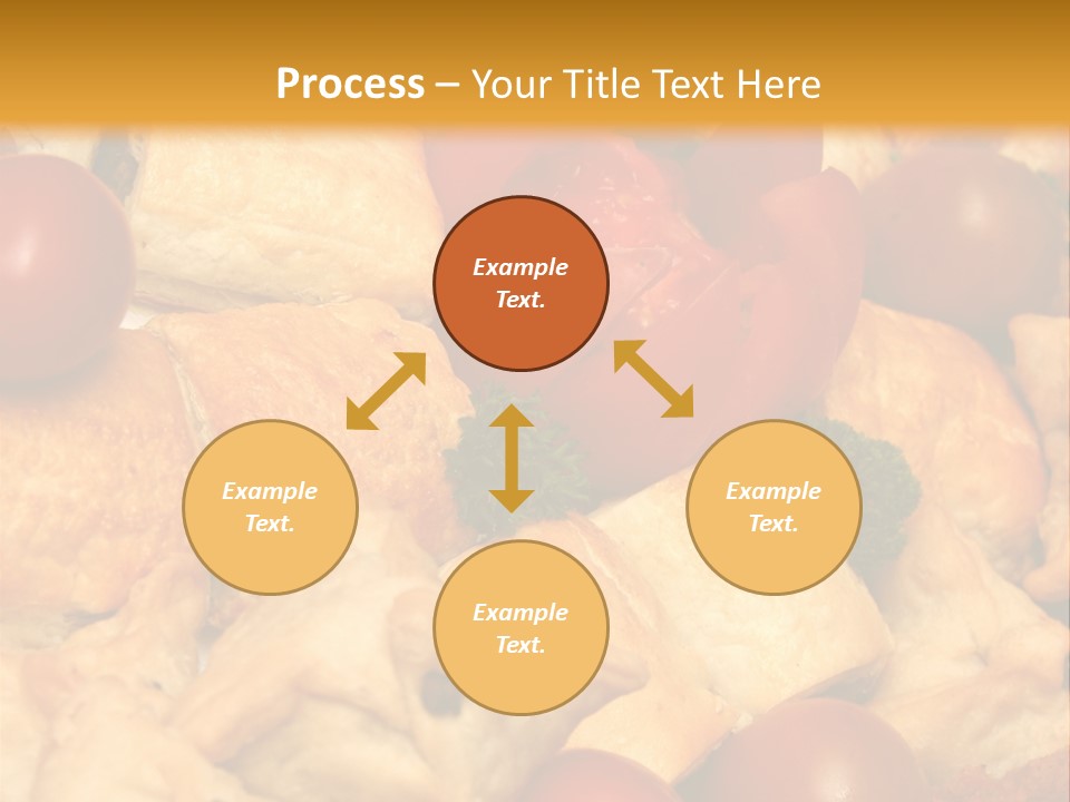 A Bunch Of Food That Is On A Table PowerPoint Template