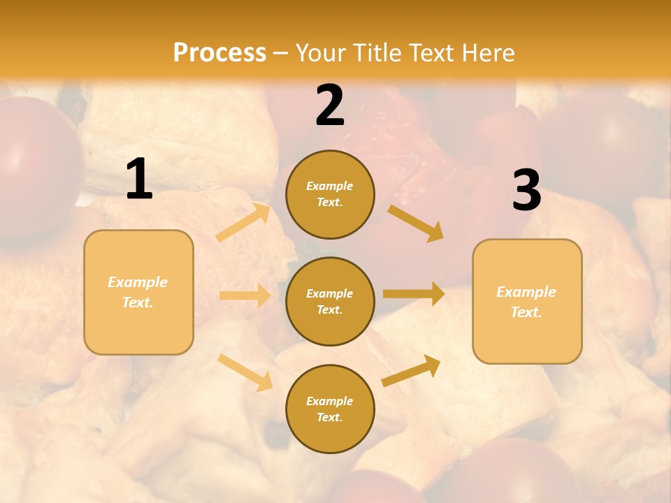 A Bunch Of Food That Is On A Table PowerPoint Template