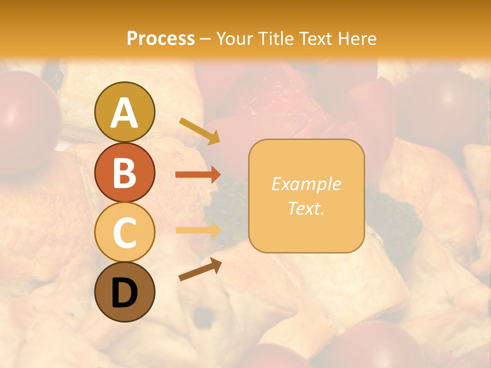 A Bunch Of Food That Is On A Table PowerPoint Template