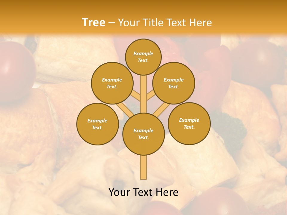 A Bunch Of Food That Is On A Table PowerPoint Template