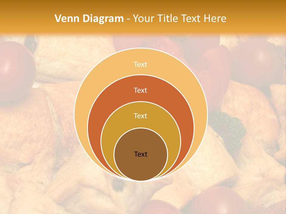 A Bunch Of Food That Is On A Table PowerPoint Template