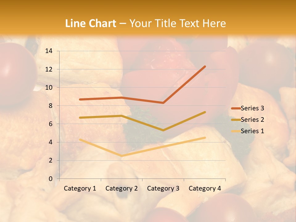 A Bunch Of Food That Is On A Table PowerPoint Template