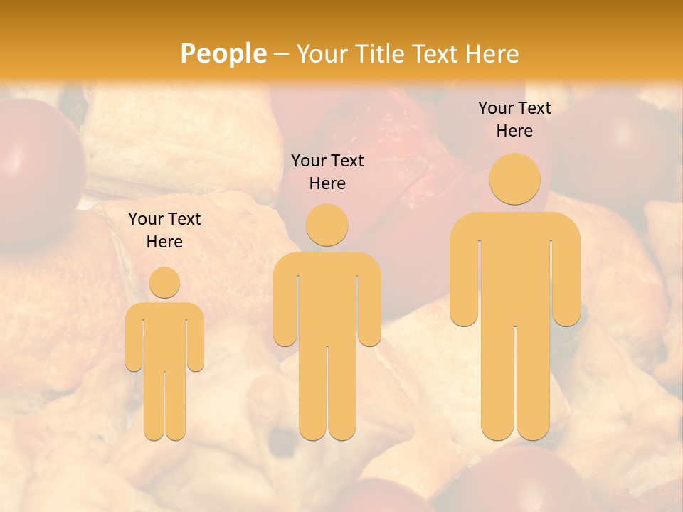 A Bunch Of Food That Is On A Table PowerPoint Template