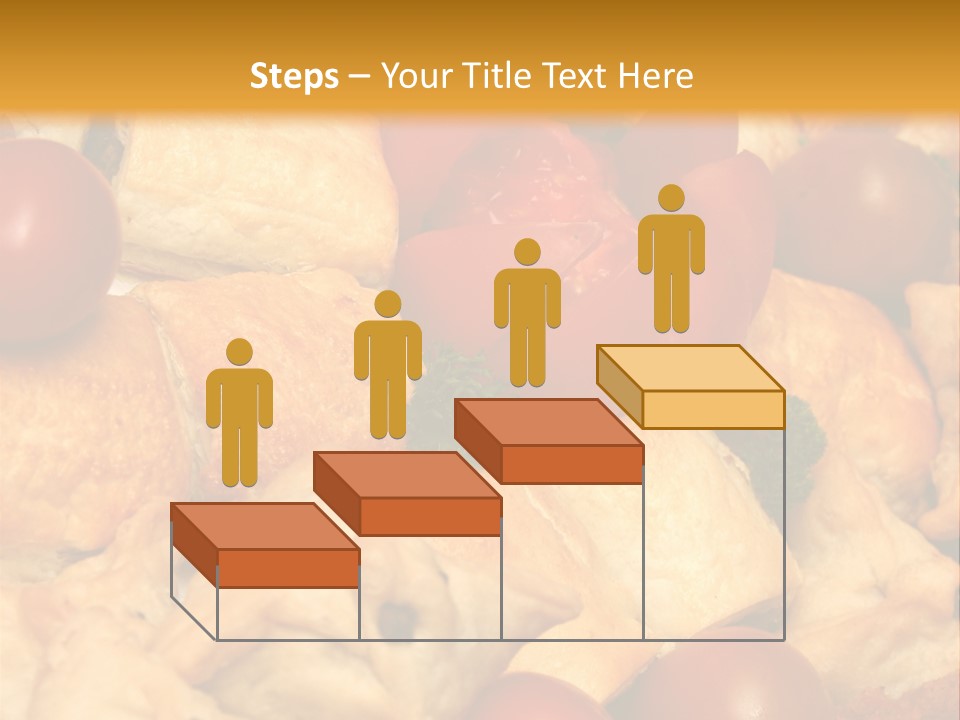 A Bunch Of Food That Is On A Table PowerPoint Template