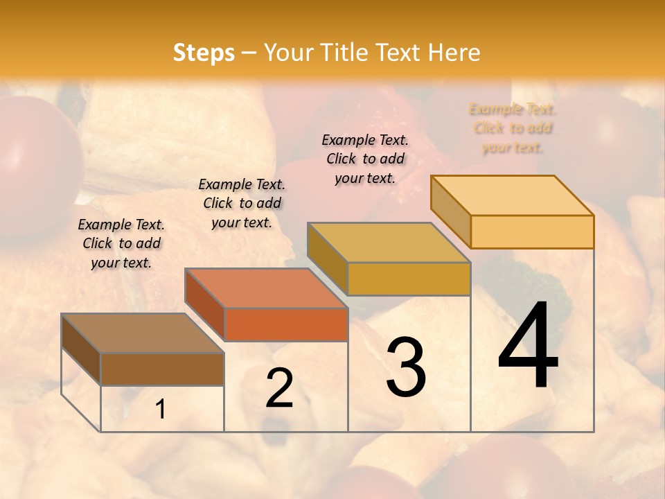 A Bunch Of Food That Is On A Table PowerPoint Template