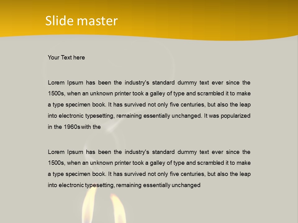 Candles PowerPoint Template