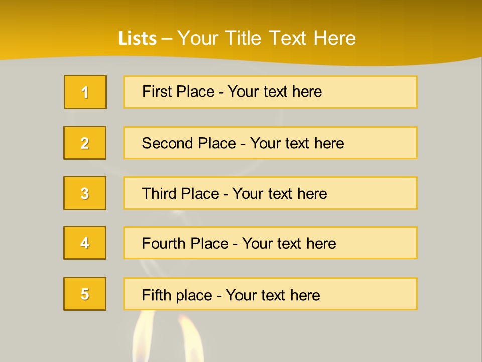 Candles PowerPoint Template