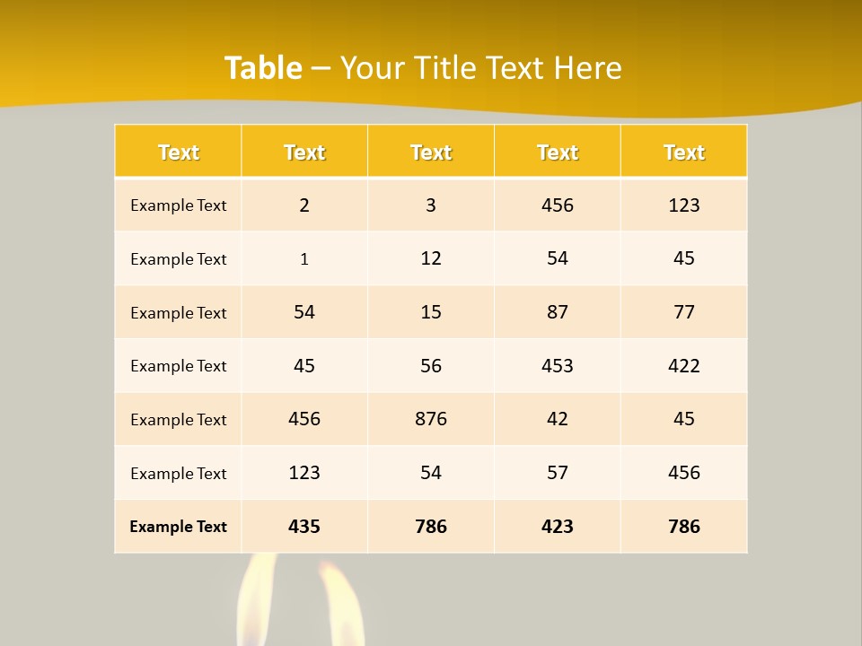 Candles PowerPoint Template