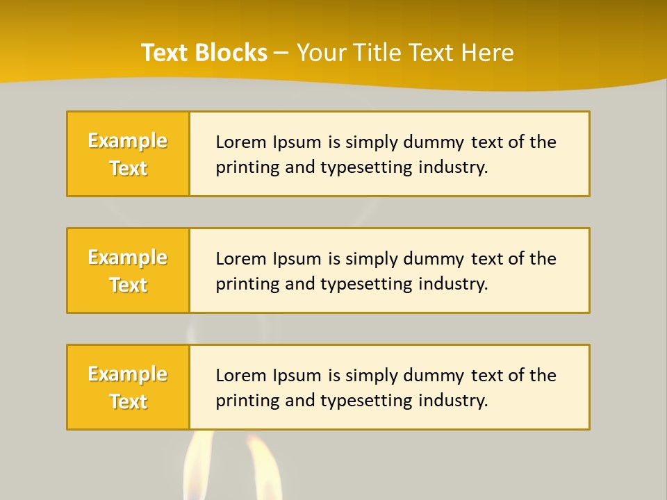 Candles PowerPoint Template