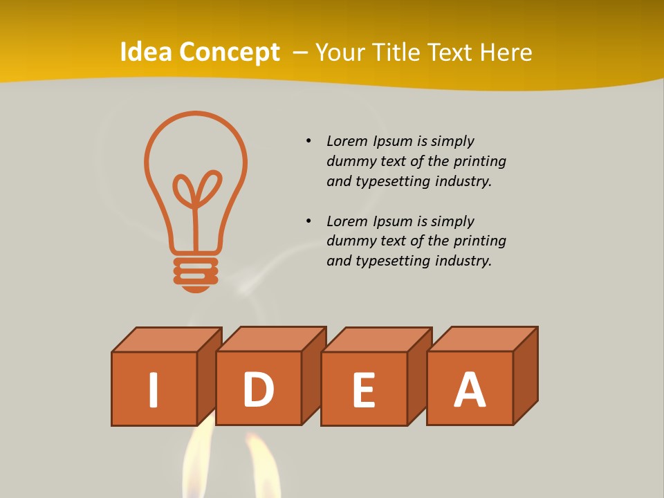 Candles PowerPoint Template