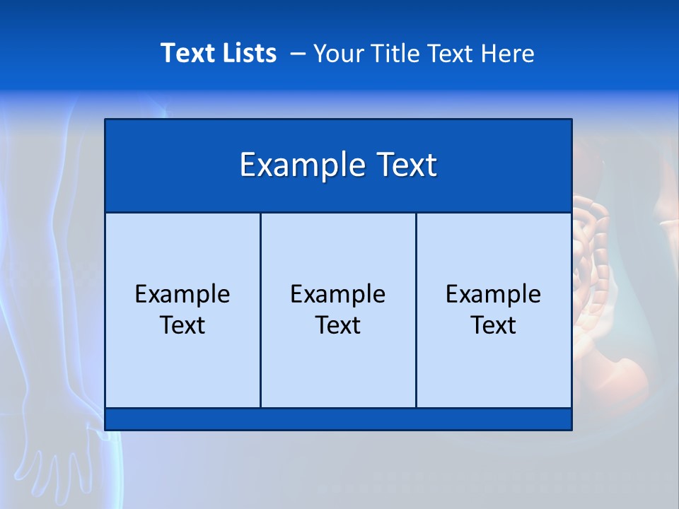 A Human Body With A Large Intestion In The Middle Of It PowerPoint Template