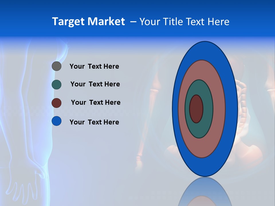 A Human Body With A Large Intestion In The Middle Of It PowerPoint Template