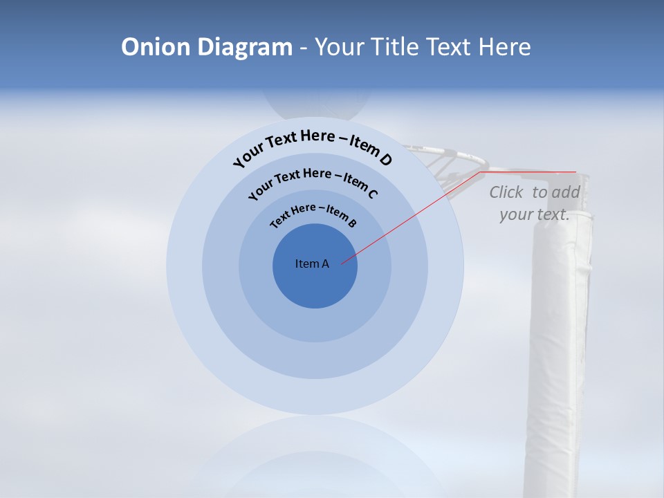 Netball About To Go Into The Goal PowerPoint Template