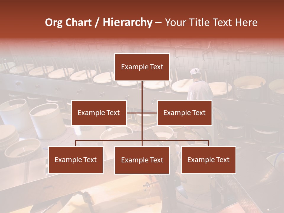 A Dairy Plant In Switzerland Processing Fresh Milk Into Cheese. PowerPoint Template