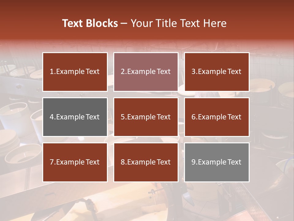 A Dairy Plant In Switzerland Processing Fresh Milk Into Cheese. PowerPoint Template