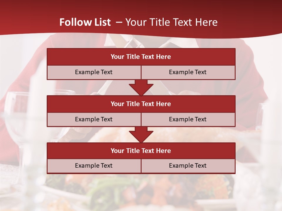 Senior Man Excitedly Getting Ready To Carve The Turkey PowerPoint Template