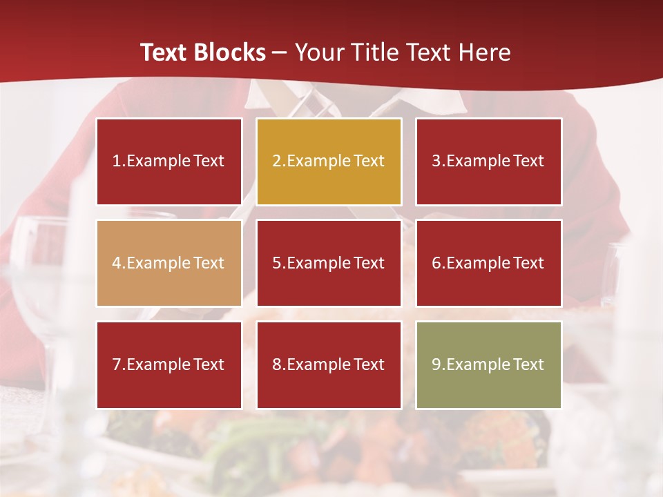 Senior Man Excitedly Getting Ready To Carve The Turkey PowerPoint Template