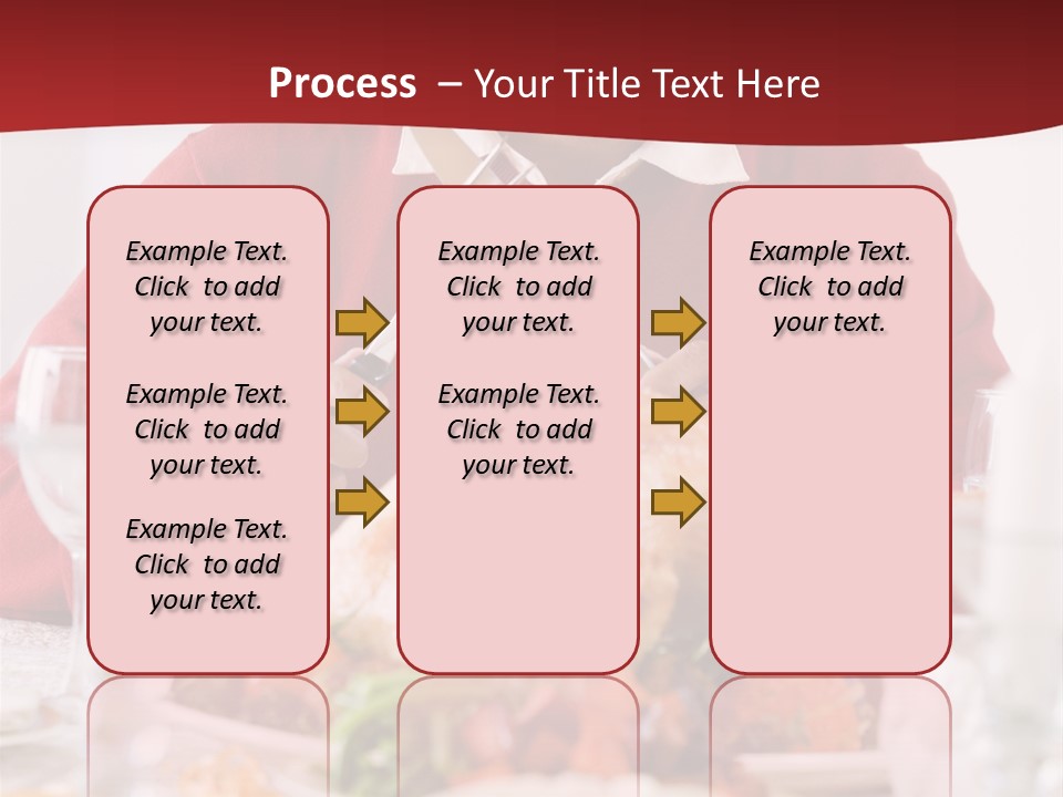 Senior Man Excitedly Getting Ready To Carve The Turkey PowerPoint Template