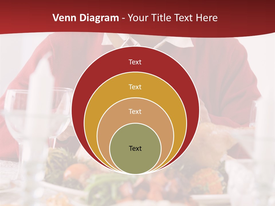 Senior Man Excitedly Getting Ready To Carve The Turkey PowerPoint Template