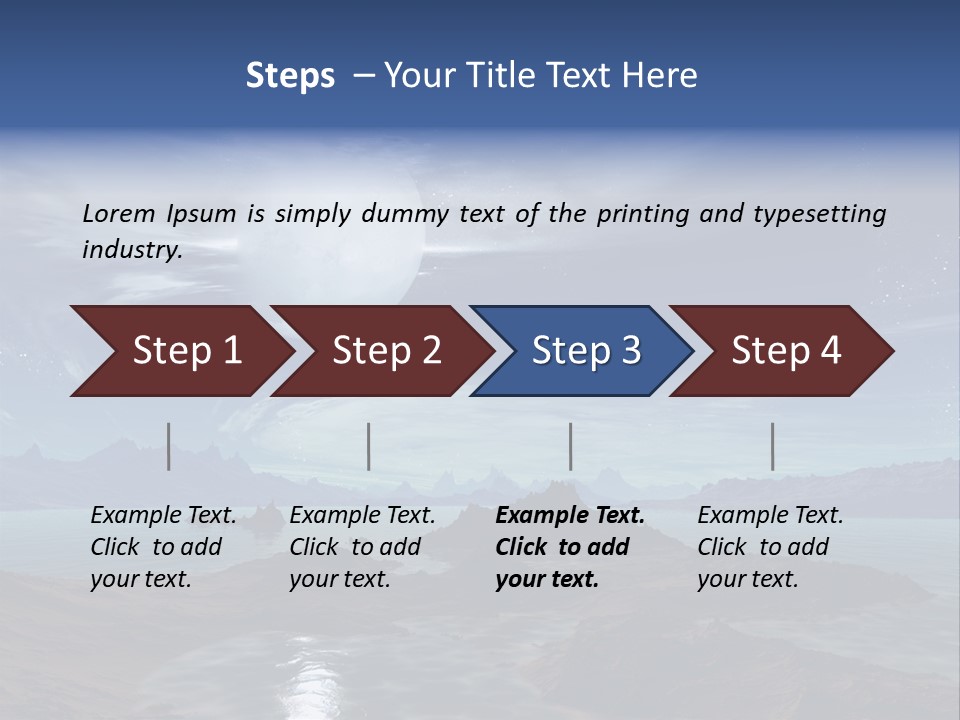 3D Rendering Of 5 Diamond Rings PowerPoint Template