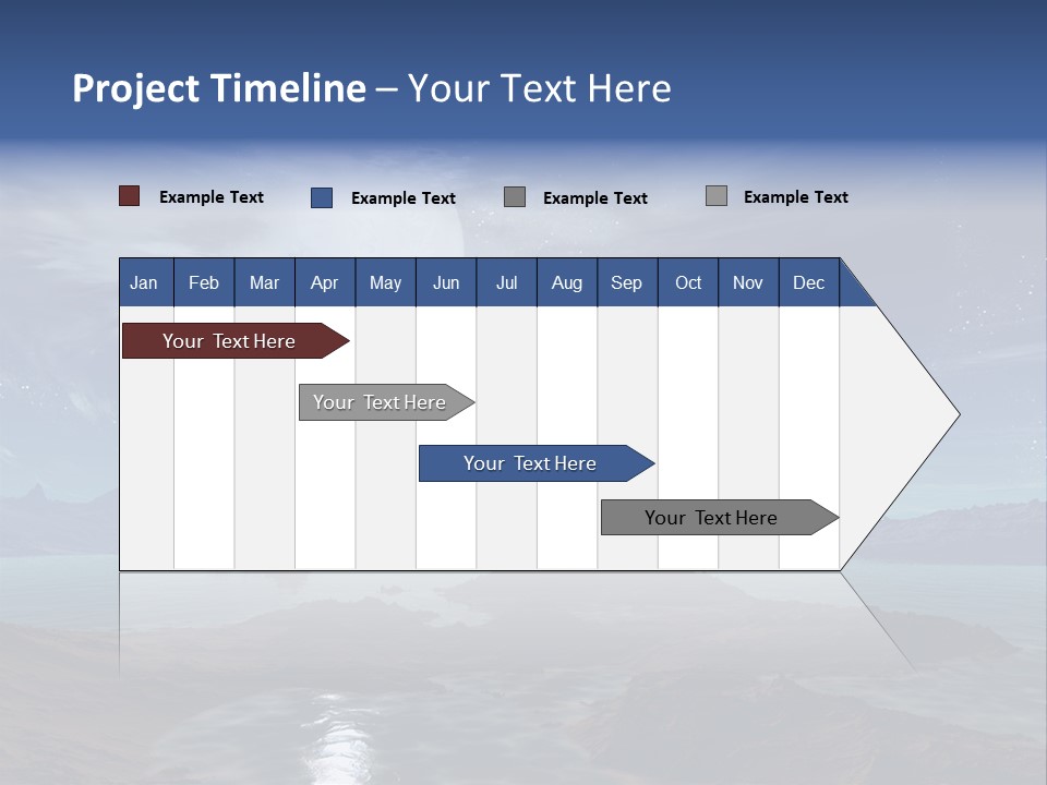 3D Rendering Of 5 Diamond Rings PowerPoint Template