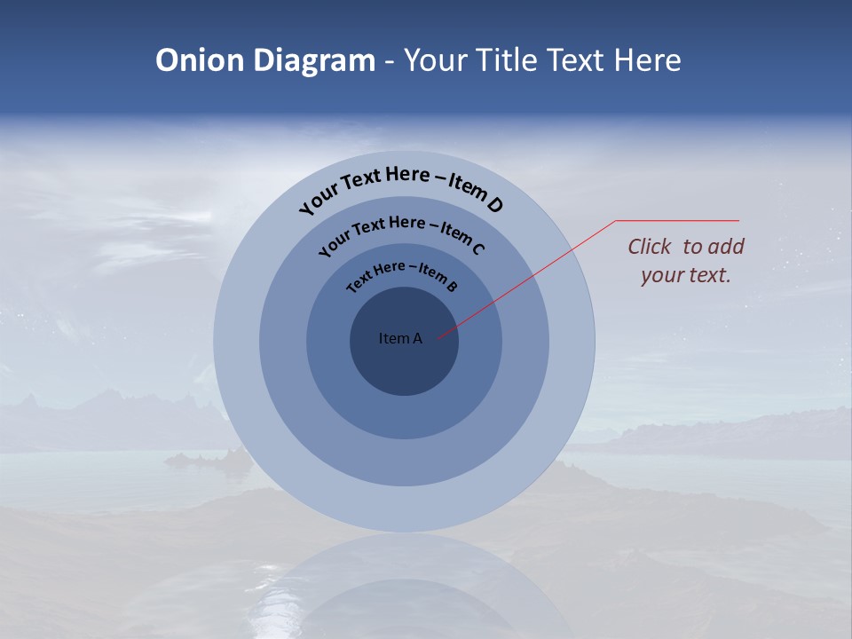 3D Rendering Of 5 Diamond Rings PowerPoint Template