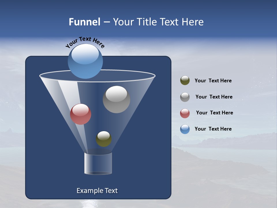 3D Rendering Of 5 Diamond Rings PowerPoint Template