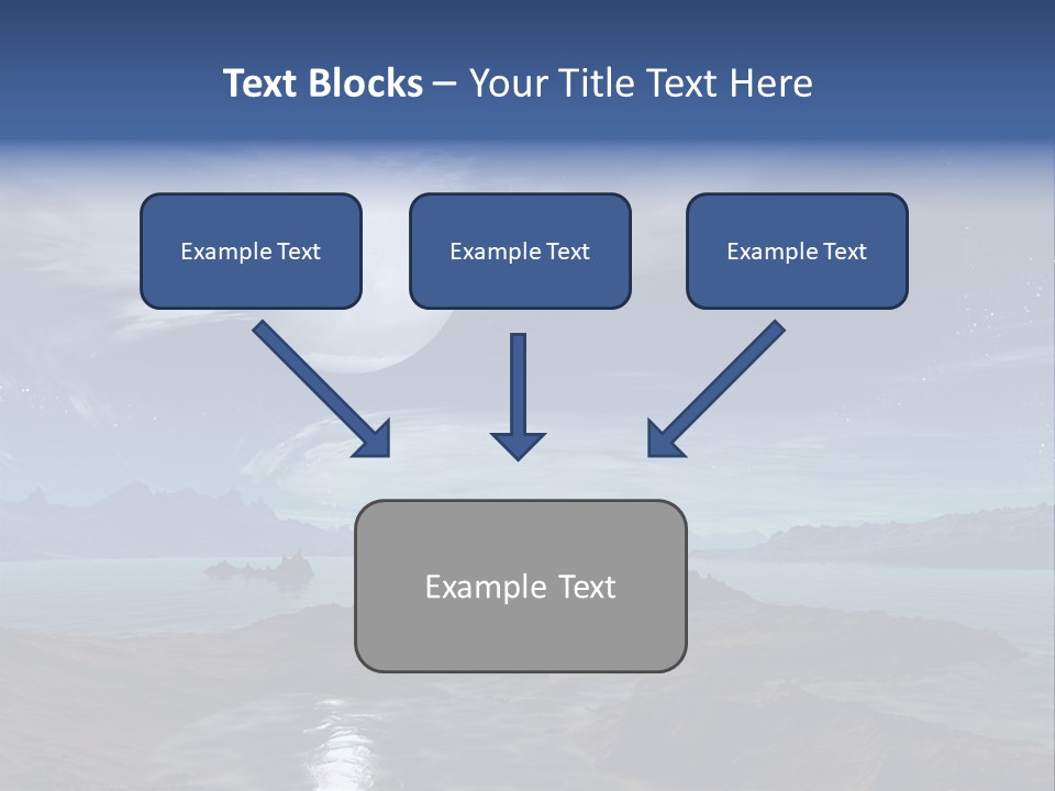 3D Rendering Of 5 Diamond Rings PowerPoint Template