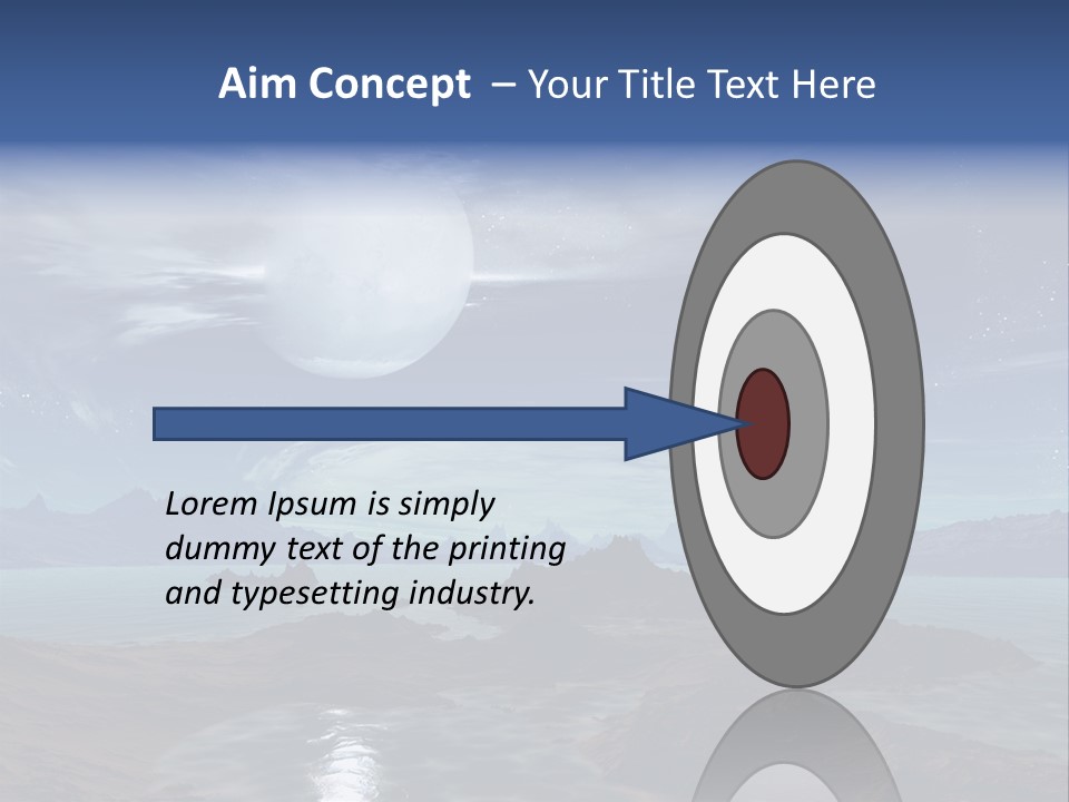 3D Rendering Of 5 Diamond Rings PowerPoint Template