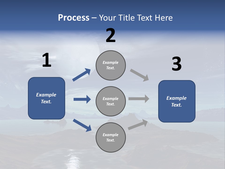 3D Rendering Of 5 Diamond Rings PowerPoint Template