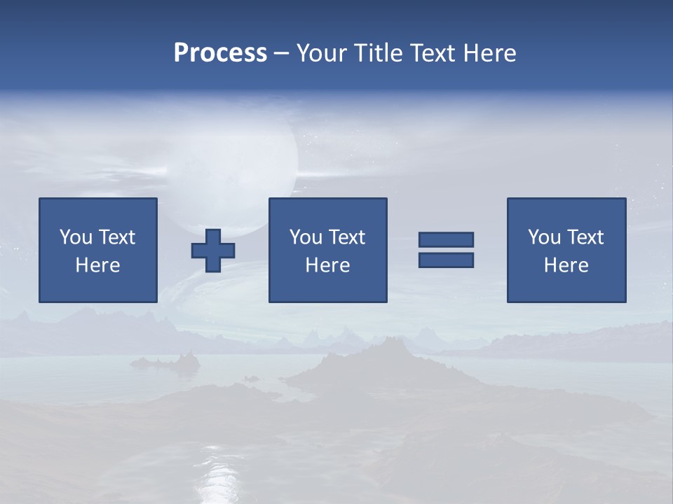 3D Rendering Of 5 Diamond Rings PowerPoint Template