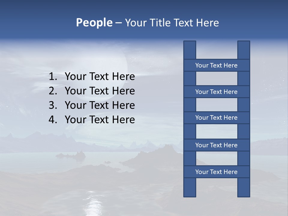 3D Rendering Of 5 Diamond Rings PowerPoint Template