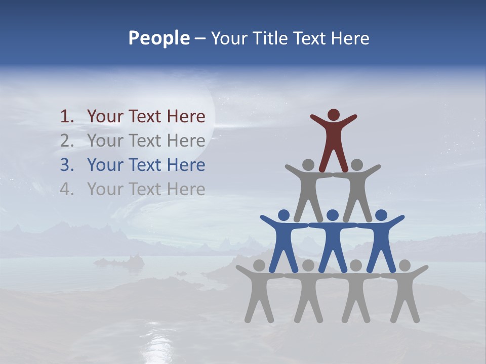 3D Rendering Of 5 Diamond Rings PowerPoint Template