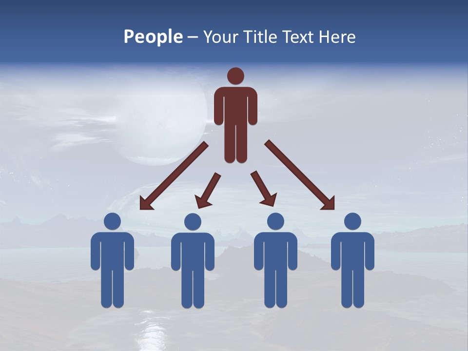 3D Rendering Of 5 Diamond Rings PowerPoint Template