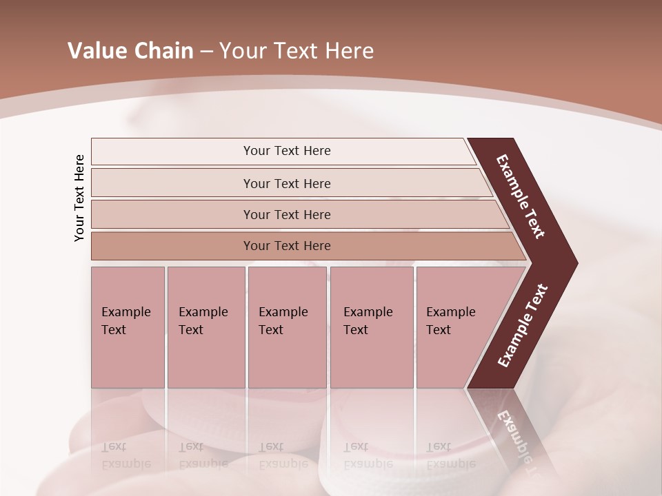 Pregnant Woman Holding Pair Of Pink Shoes For Baby Girl PowerPoint Template