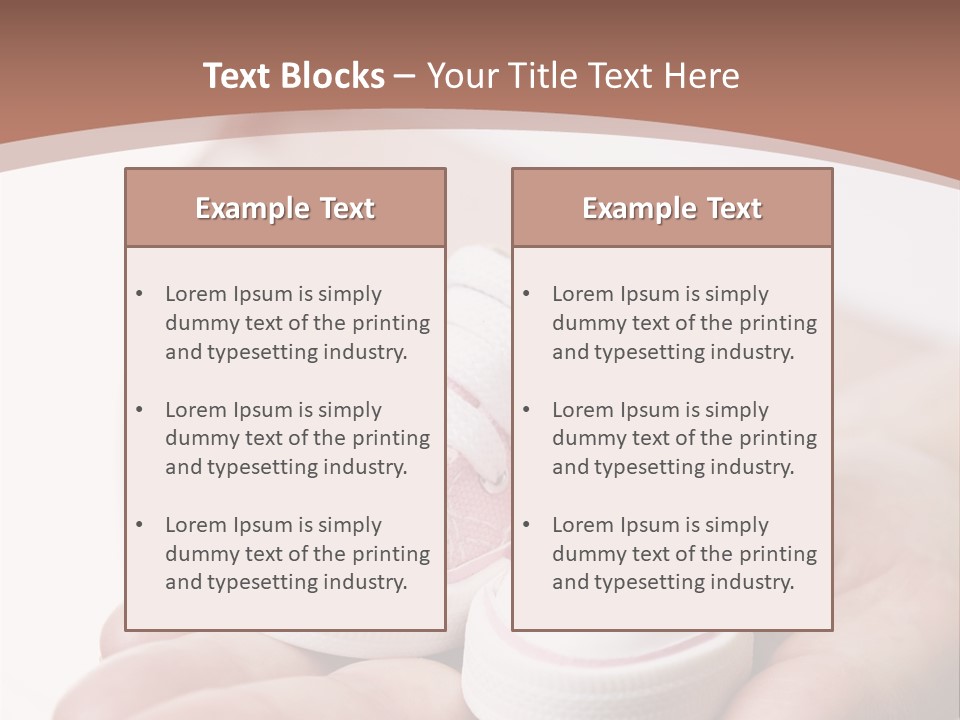 Pregnant Woman Holding Pair Of Pink Shoes For Baby Girl PowerPoint Template