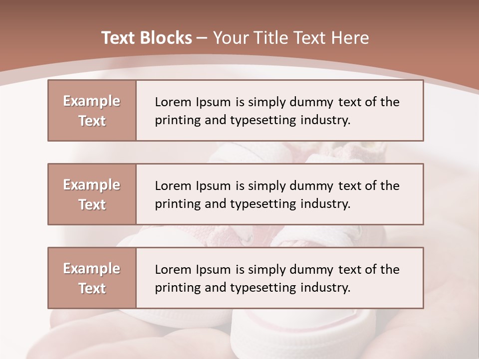 Pregnant Woman Holding Pair Of Pink Shoes For Baby Girl PowerPoint Template