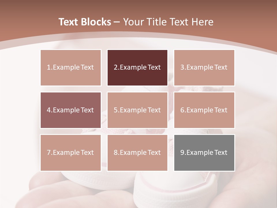 Pregnant Woman Holding Pair Of Pink Shoes For Baby Girl PowerPoint Template