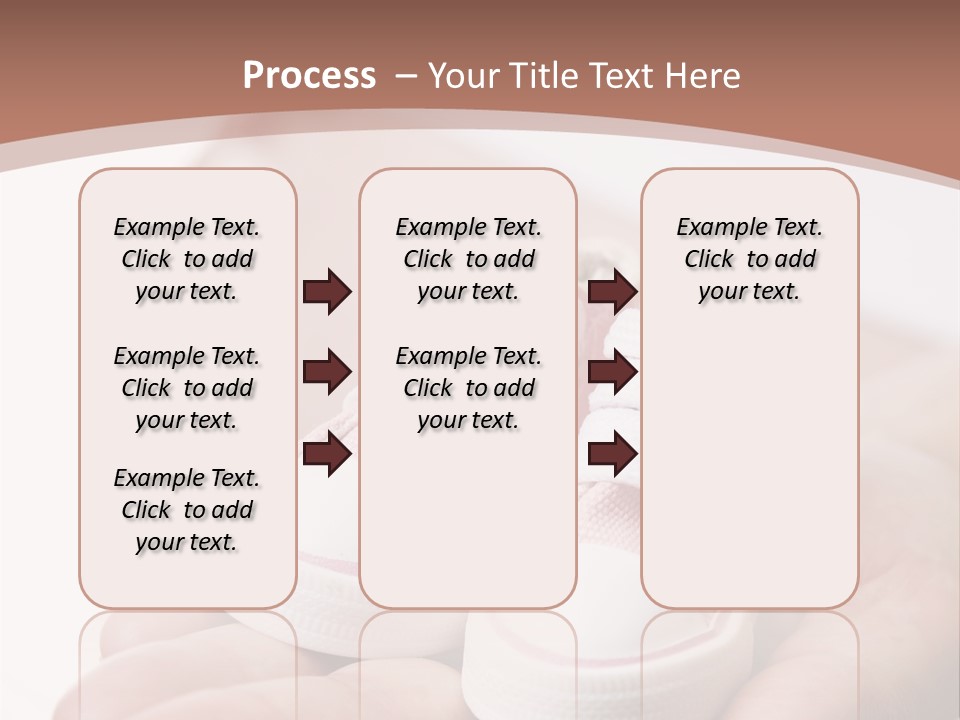 Pregnant Woman Holding Pair Of Pink Shoes For Baby Girl PowerPoint Template