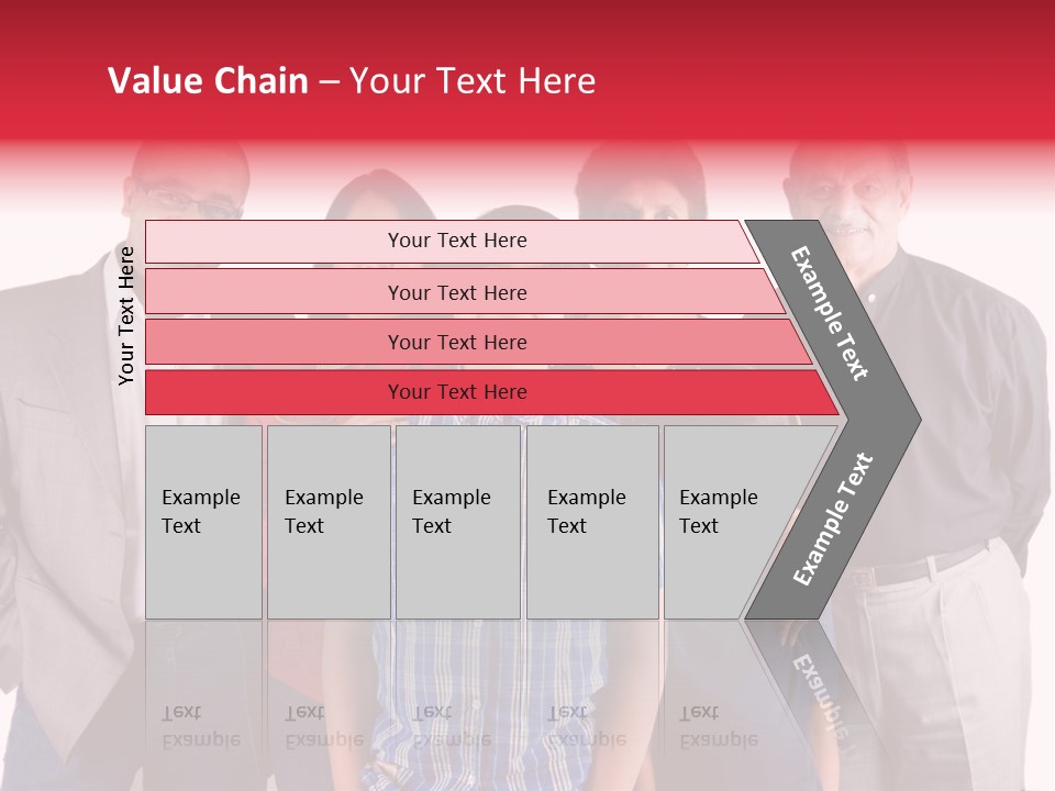 An Extended Indian Family All Pose Together In A Fun Setting PowerPoint Template