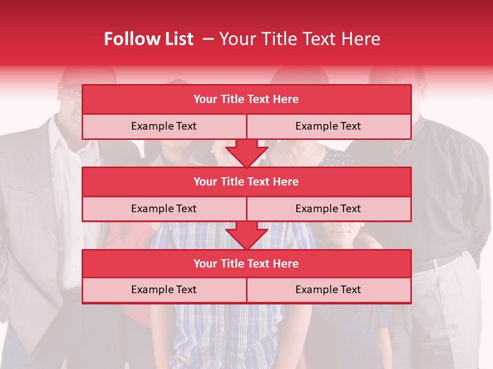 An Extended Indian Family All Pose Together In A Fun Setting PowerPoint Template
