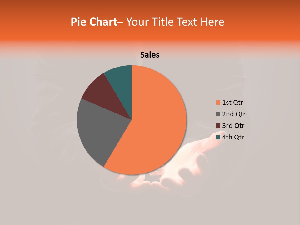 A Man Pointing To The Illuminated Bulb PowerPoint Template