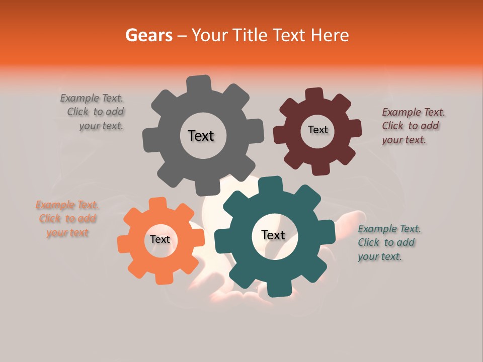 A Man Pointing To The Illuminated Bulb PowerPoint Template