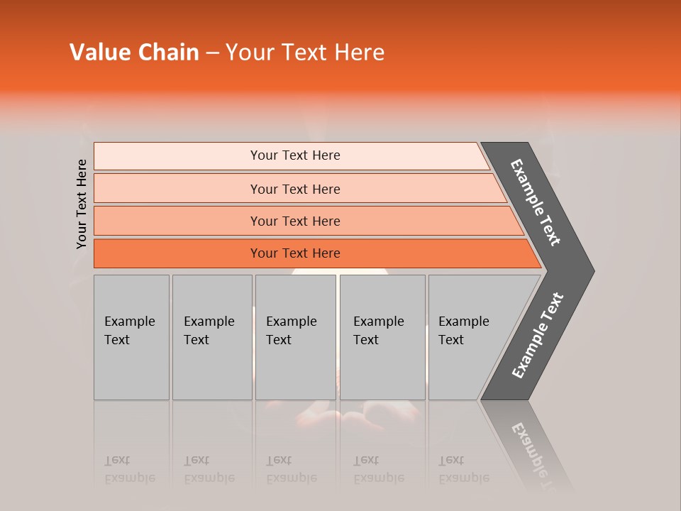 A Man Pointing To The Illuminated Bulb PowerPoint Template