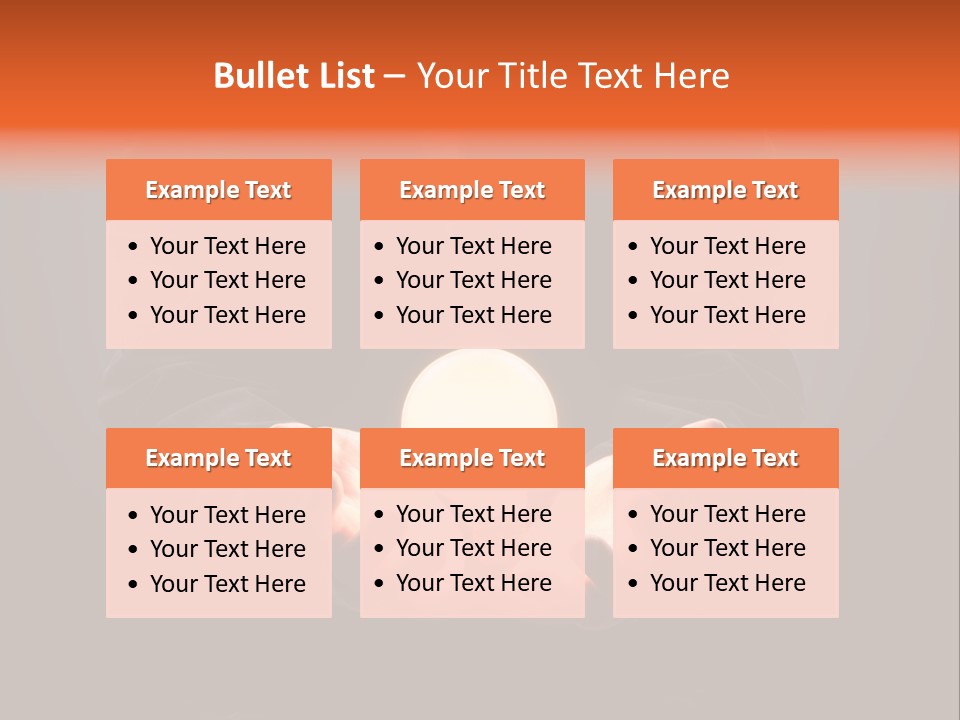 A Man Pointing To The Illuminated Bulb PowerPoint Template