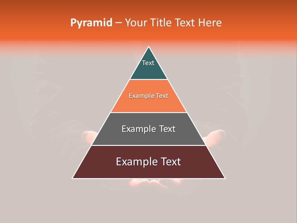 A Man Pointing To The Illuminated Bulb PowerPoint Template