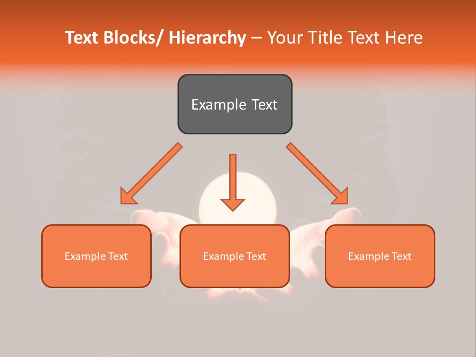 A Man Pointing To The Illuminated Bulb PowerPoint Template