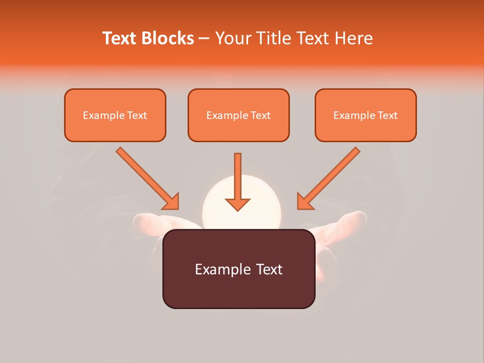 A Man Pointing To The Illuminated Bulb PowerPoint Template