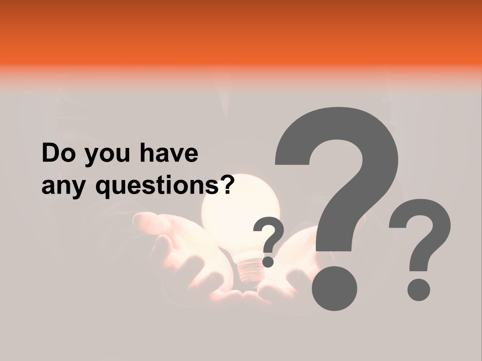 A Man Pointing To The Illuminated Bulb PowerPoint Template